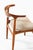 1960s Cowhorn Dining Chairs in Fabric, Oak and Teak attributed to Knud Færch, 1969, Set of 6 For Sale - Image 5 of 9