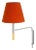 Red BC1 Wall Lamp by Santa & Cole For Sale