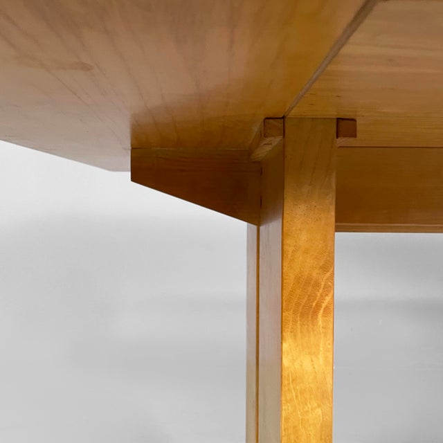 Italian Modern Rectangular Dining Table in Wood, 1980s For Sale - Image 15 of 18