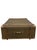 Wood Vintage Campaign-Style Steamer Trunk Coffee Table With 2 Drawers For Sale - Image 7 of 11