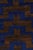 Textile Vintage Turkish Tulu Rug, Navy Blue and Brown Geometric Pattern - Rug & Kilim For Sale - Image 7 of 8