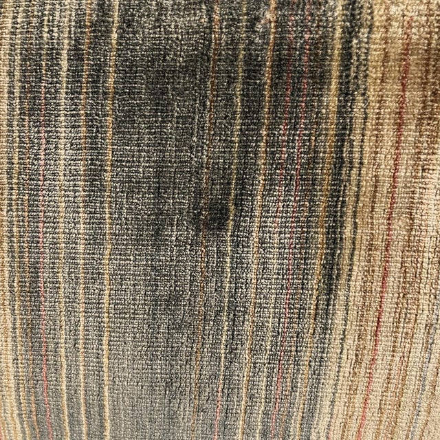 Brown Art Deco Italian Striped Velvet Sofa, 1930s For Sale - Image 8 of 15