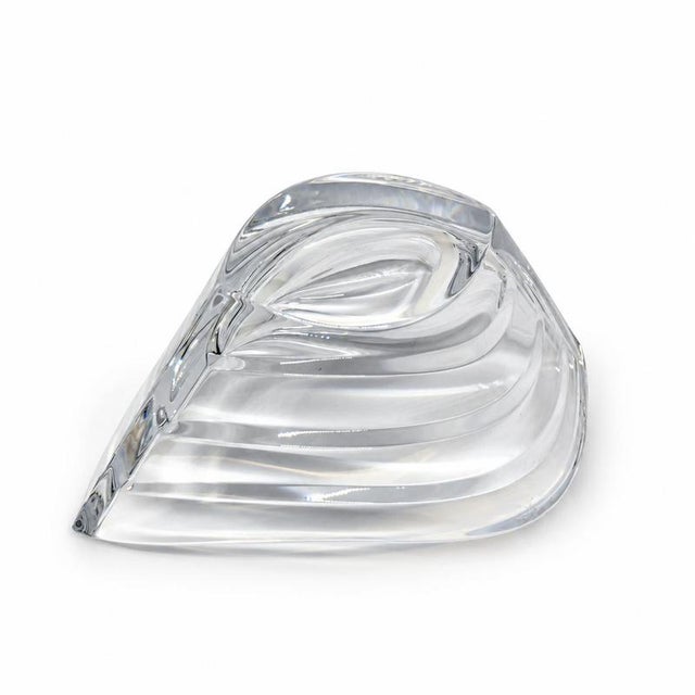 Wave Glass Bowl by Thomas Bastide for Baccarat For Sale - Image 6 of 8