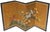 "Roman Chamomile" by Lake Chun, 1970s Showa Era Japanese Painted Byobu Screen For Sale - Image 17 of 18