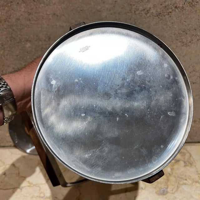 1960s Swedish Cultura Stainless Ice Bucket Sweden For Sale - Image 9 of 12