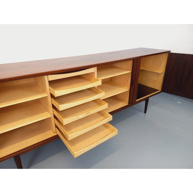 Vintage Scandinavian Sideboard in Rosewood by Arne Vodder, 1960s For Sale - Image 11 of 18