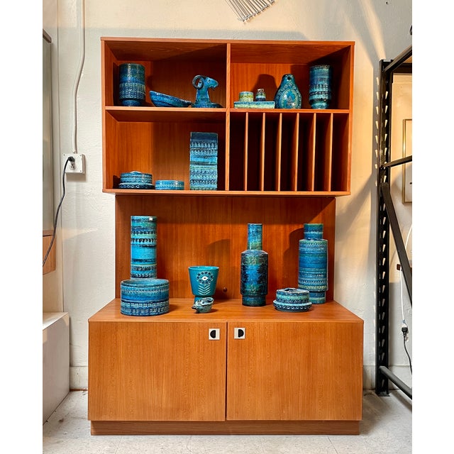 Wood 1960s Teak Entertainment Media Center by Hammel Mobelfabrik For Sale - Image 7 of 7