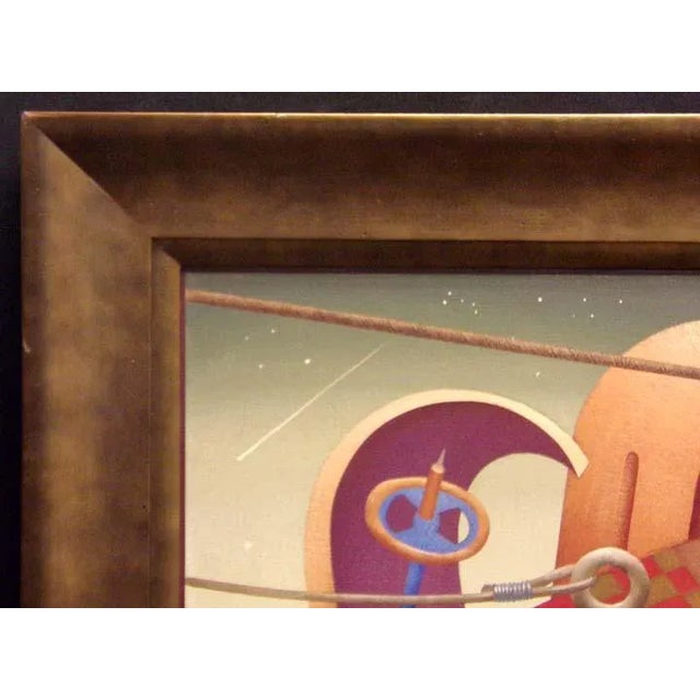 "Enchanted Journey" Contemporary Figurative Hand Signed Giclee on Canvas by Anton Arkhipov, Framed For Sale - Image 4 of 4