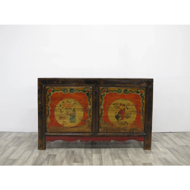 Hand Painted Mongolia Sideboard For Sale - Image 4 of 12