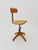 Brown Bauhaus Swivel Office Chair in Wood by Der Ferderdreh, 1930s For Sale - Image 8 of 11