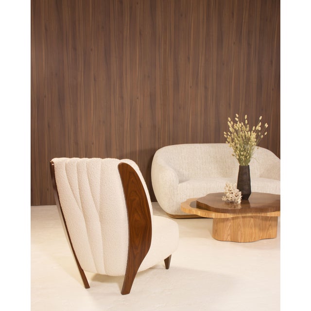 Arizona Coffee Table in Wood Veneers from InsidherLand For Sale - Image 4 of 12