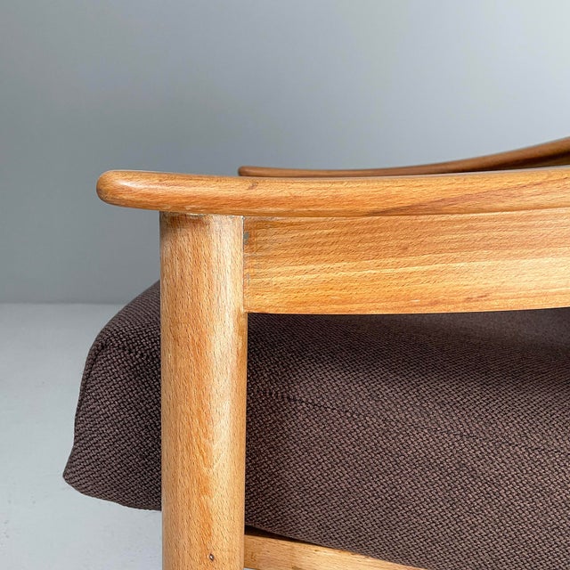 Mid-Century Modern Italian Loden Armchair by Vico Magistretti for Cassina, 1960s For Sale - Image 13 of 18