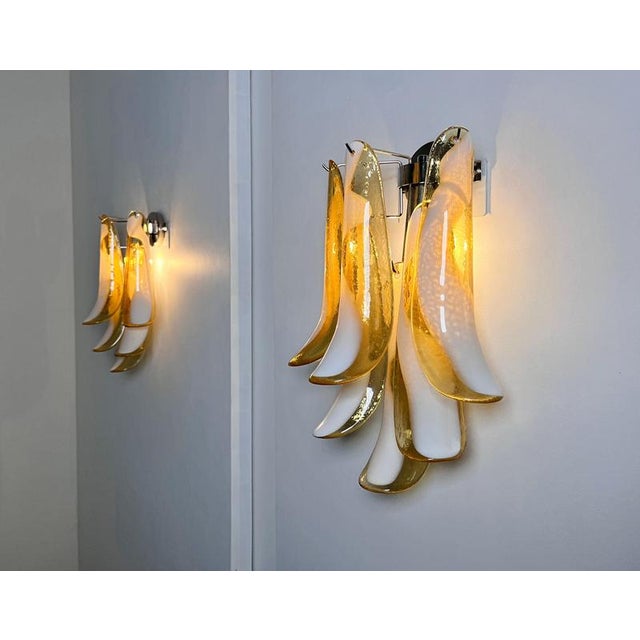 Italian Murano Sconces, 1980s, Set of 4 For Sale - Image 4 of 16