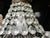 Transparent 1920s Gilt Brass and Crystal Beaded Basket Chandelier For Sale - Image 8 of 11
