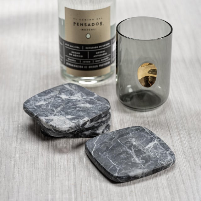 Protect your furniture with style using this Marble Coaster Set. Crafted from high-quality marble in a matte finish, these...