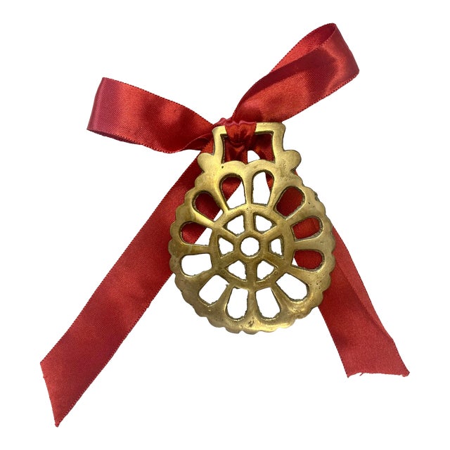 Vintage English Horse Brass Ornament Chairish