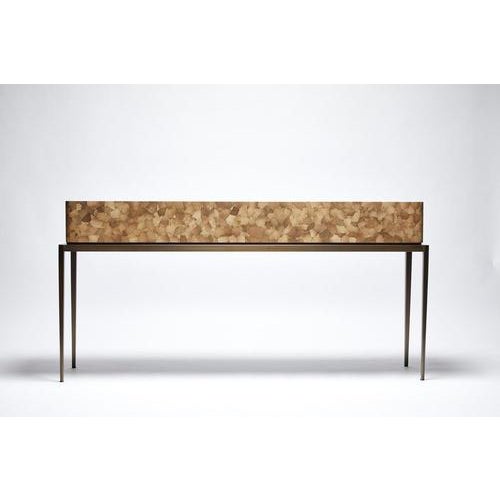 Jaya Console Table with Burned Eggshell Top by Reda Amalou Design For Sale - Image 4 of 9