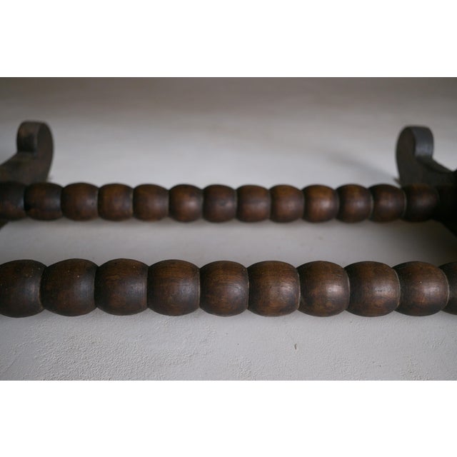 Late 19th Century French Rustic Coffee Table with Bobbin-Turned Base For Sale - Image 13 of 18