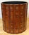 Italian Neoclassical Gilt Leather Book Motif Wastepaper Basket, 20th Century For Sale - Image 10 of 18
