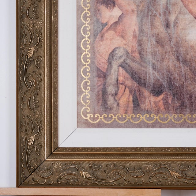 Neoclassical 2006 Tomasz Rut "Victoris" Hand Signed & Numbered Limited Edition 177/350 Hand Embellished Giclée Neoclassical Matte and Gilded Frame For Sale - Image 3 of 7
