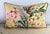 2020s Vibrant Early 20th Century Floral Broad Cloth Pillows/Pair. For Sale - Image 5 of 10