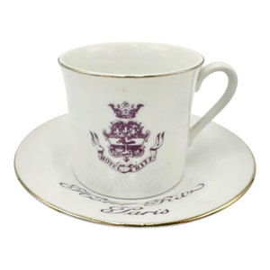 Vintage Ritz Paris Hotel Porcelain Demitasse Cup & Saucer