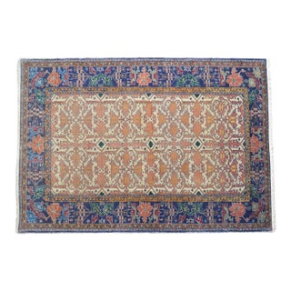 Antique Armenian Oushak Rug Circa 1900 - 4'2" X 5'11" For Sale