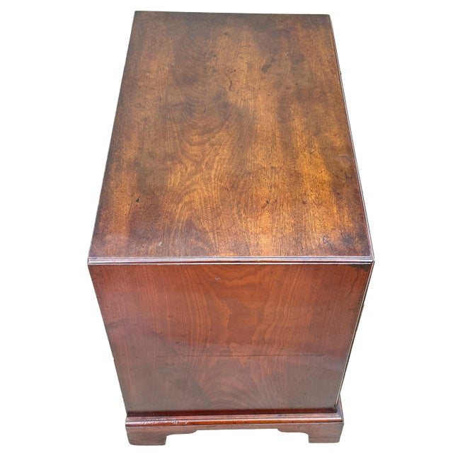 Mid 18th Century Antique Georgian Mahogany Chest, 1750 For Sale - Image 5 of 13