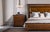 2020s Handcrafted Italian Empire Style Walnut Bed With Marquetry Headboard For Sale - Image 5 of 7
