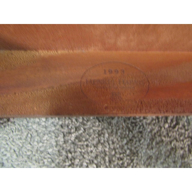 Henkel Harris Solid Mahogany Inlay Butlers Coffee Table For Sale - Image 6 of 9