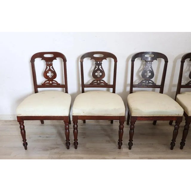 19th Century English Dining Chairs, Set of 6 For Sale - Image 3 of 9