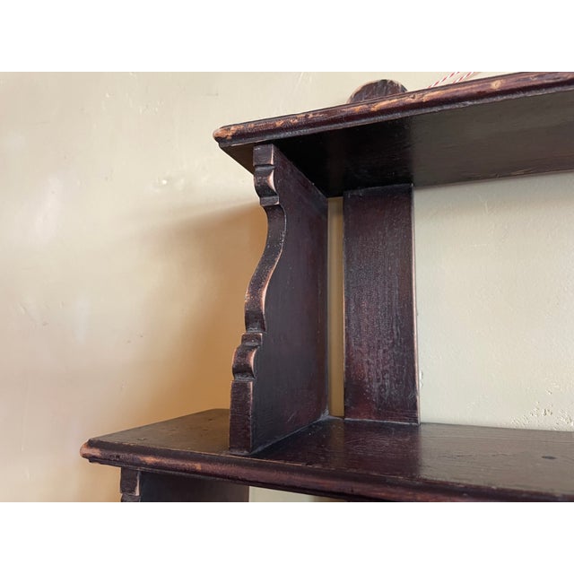 Brown Large French Hanging Kitchen Rack Collection, 1910 For Sale - Image 8 of 17