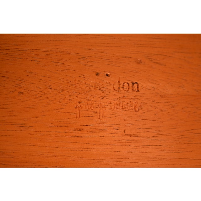 Henredon French Regency Louis XVI Mahogany Extension Dining Table, Newly Refinished For Sale - Image 16 of 18