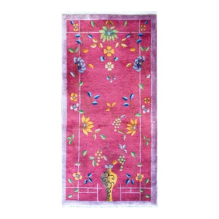 Early 20th Century Chinese Art Deco Rug For Sale