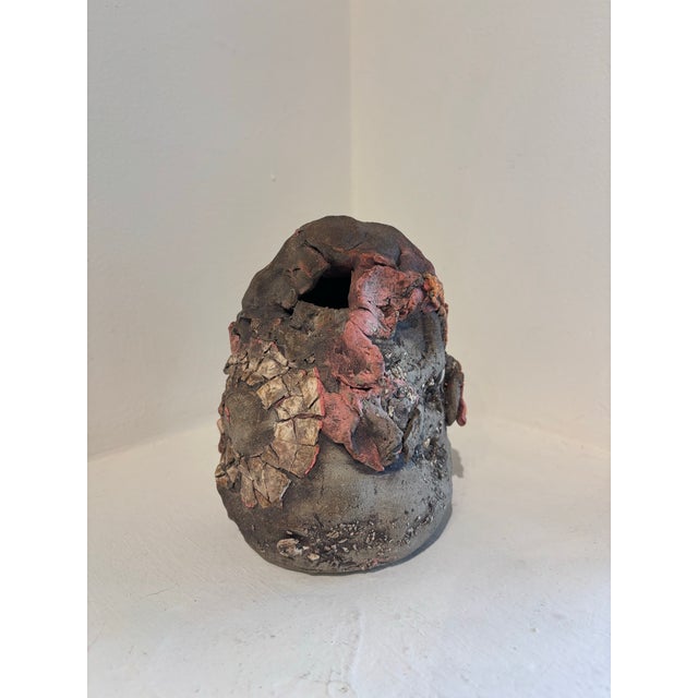Abstract Ceramic Geode by Lynn Basa For Sale - Image 4 of 5