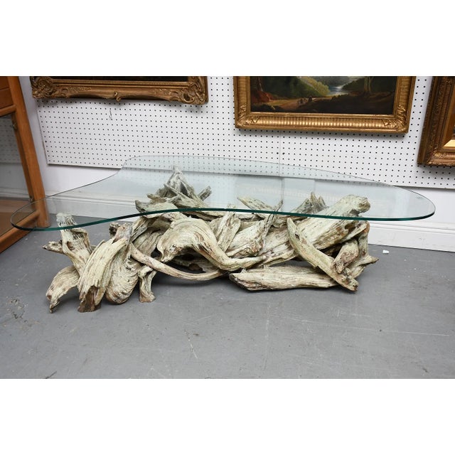 1960s Set of 6 Asian Style Dining Chairs With Wicker Seats For Sale - Image 9 of 9