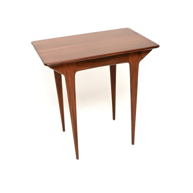 A stylish and extremely well made vintage side table / desk by John Herbert for Younger furniture. This was made in...