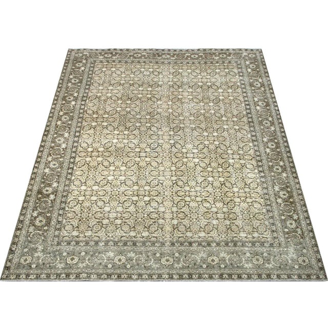1940s Persian Tabriz Rug For Sale In Los Angeles - Image 6 of 7