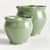 What makes these pots unique is the soft green glaze. The ruffle rim detail at the top adds a feminine touch. The perfect...