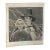 1940s Original Graphite Illustration of Couple in Snowstorm, 9 X 8 In. For Sale