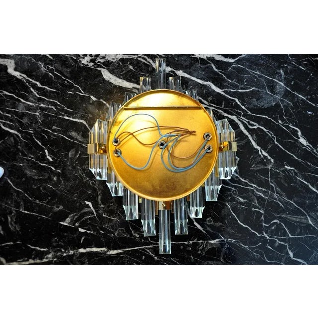 Glass Tubular Wall Light in Murano Glass from Venini, Italy, 1970s For Sale - Image 7 of 8