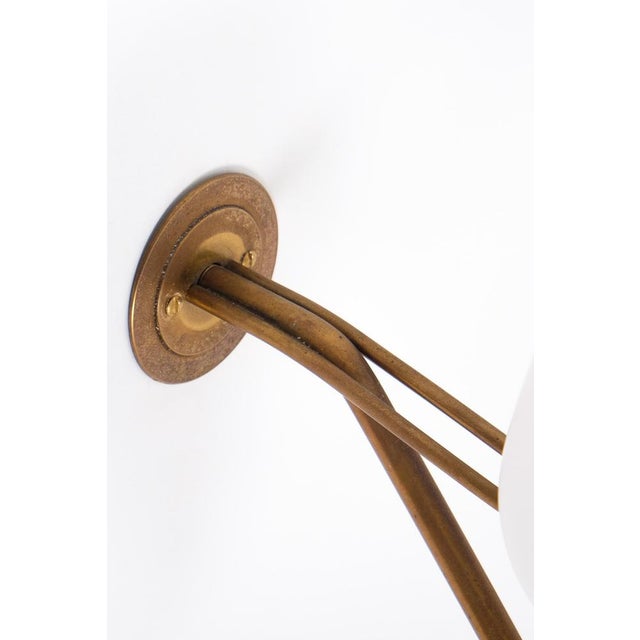 Brown Wall Lamps from Asea, Sweden, 1940s, Set of 2 For Sale - Image 8 of 12