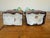 Pair of Vintage Colorful Small Chinese Porcelain Foo Dogs For Sale - Image 9 of 9