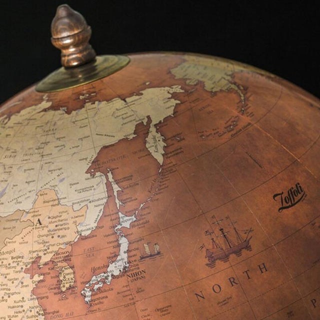 Early 21st Century Petra Globe Bar by Zoffoli Mappamondi For Sale - Image 5 of 9