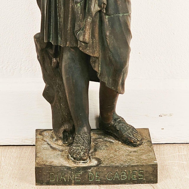 Grand Tour 19th Century Grand Tour Reproduction of Ancient Roman Statue For Sale - Image 3 of 8