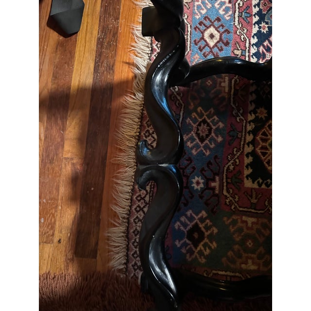 2000 - 2009 Ralph Lauren Home Blue Label Ej Victor Leather & Rush Dining Side Chair From Jackson Hole Estate For Sale - Image 5 of 9