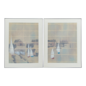 "Inlet Harbour 1 & 2" Limited Edition by Mel Stauffer