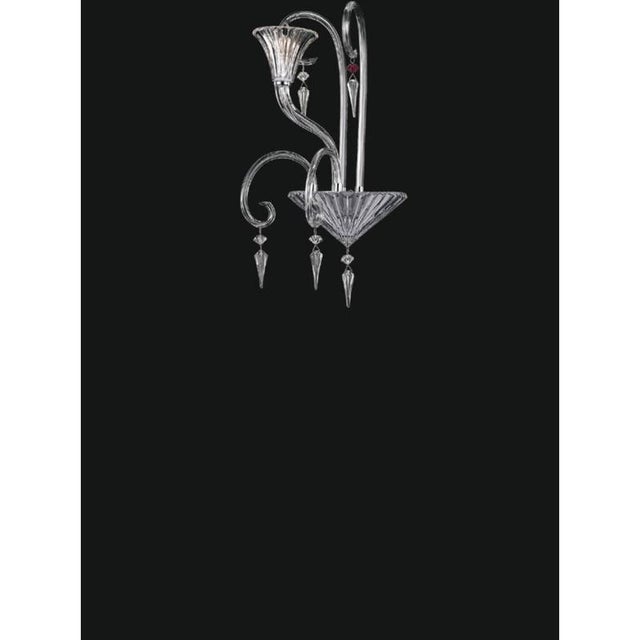 Contemporary Collection Diamante Wall Lamp in Metal and Crystal by Jago For Sale - Image 3 of 7
