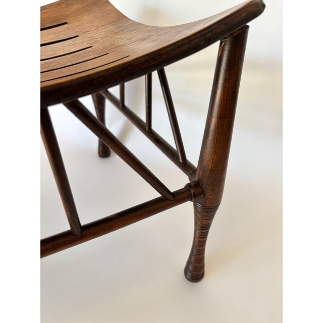 Egyptian Revival Thebes Stool, Liberty & Co Attributed Circa 1920s For Sale - Image 9 of 18