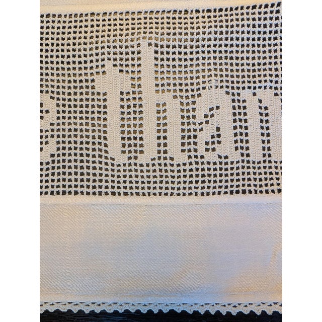 Vintage Selkirk Grace Tablecloth & Napkins Set - 9 pcs For Sale In Los Angeles - Image 6 of 15